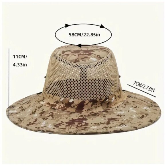 Gray Vented Hat - Picture 2 of 2